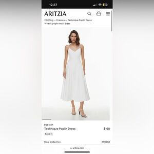Aritzia Technique Poplin Dress (Sold)